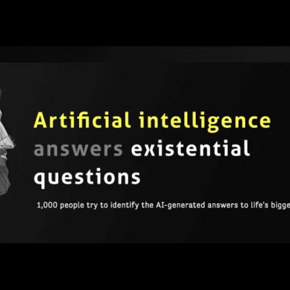 Artificial intelligence answers existential questions