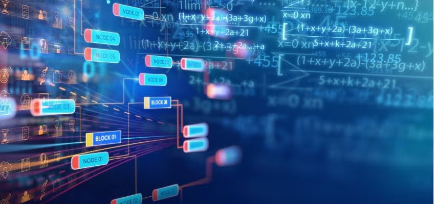 A computer screen displaying various data types comparing machine learning and deep learning concepts.